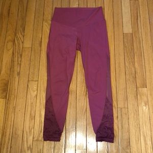 Fabletics High Waisted Mesh Power Luxe 7/8 - S